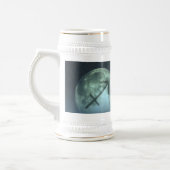 Schütze-Tierkreis-Symbol Bierglas (Links)