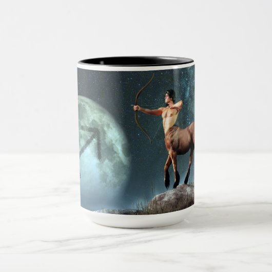 Schütze-Tierkreis-Symbol Tasse (Zentrum)