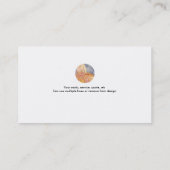 Schütze-Tierkreis Visitenkarte (Rückseite)