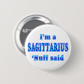 Schütze-Tierkreis-Zeichen Button (Vorne & Hinten)