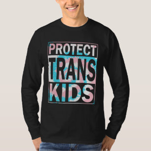 Schütze Trans-Kinder LGBTQ Tie Dye Transgender LGB T-Shirt