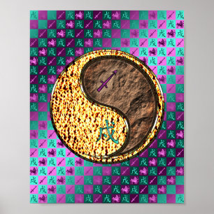 Schütze und Erdhund Poster