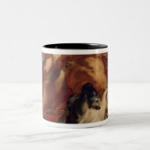 Schütze, von den Zeichen des Tierkreises Zweifarbige Tasse (Mittel)