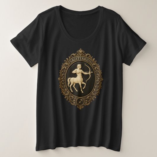 Schütze/ Wähle deine Größe Große Größe T-Shirt (Design vorne)