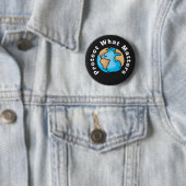 Schütze was wichtig ist Öko-Erde-Design Button (Beispiel)