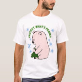 Schütze was zerbrechlich ist T-Shirt (Vorderseite)
