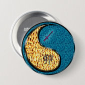Schütze & Wasser Kaninchen Button (Vorne & Hinten)
