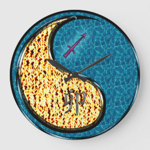 Schütze & Wasser Kaninchen Große Wanduhr
