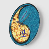 Schütze & Wasserbüffel Große Wanduhr (Winkel)