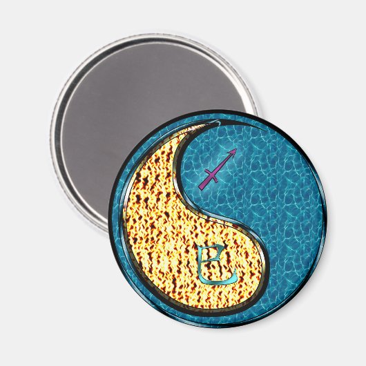 Schütze & Wasserschlange Magnet (Vorderseite/Rückseite)