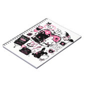Schütze weiche Dinge Pastel Goth Anime  Notizblock (Linke Seite)