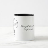 Schütze-WeihnachtsTasse Tasse (Zentrum)