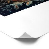 Schütze Zodiac Astrologie Name & Geburtstag Poster (Ecke)