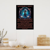 Schütze Zodiac Kunst Poster (Küche)