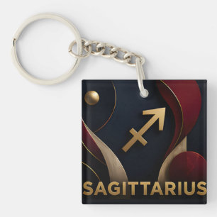 Schütze-Zodiac-Luxus-Himmels-Astrologie-Geschenk Schlüsselanhänger