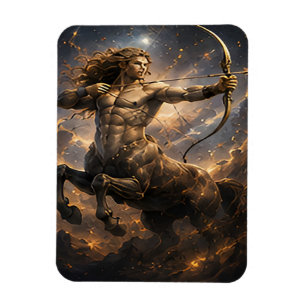 Schütze Zodiac Schütze Himmels Astrologie Symb Magnet