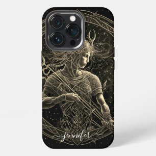 Schütze Zodiac Sternzeichen schwarz gold Case-Mate iPhone 13 Pro Hülle