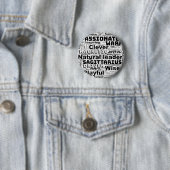 Schütze-Zodiac-Wortwolken-Inspiration Button (Beispiel)