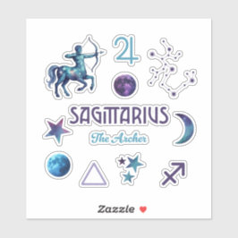 Schütze-Zodiak-Aufkleber-Sammlung Aufkleber