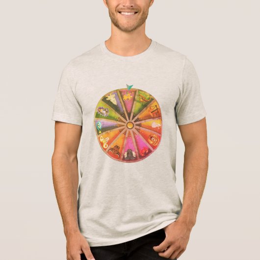 Schütze zum Sieg Tri-Blend Shirt (Vorderseite)