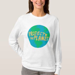 SCHÜTZEN DER PLANET RETTE ERDE Öko Grün T-Shirt
