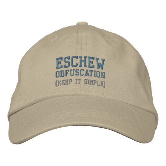 SCHÜTZEN DER VERHINDERUNG (einfach Behalten) Bestickte Baseballkappe (Vorderseite)
