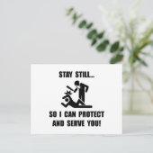 Schützen Postkarte (Stehend Vorderseite)