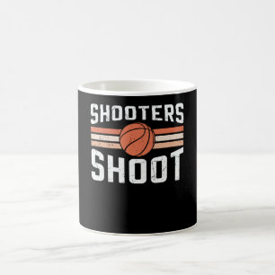 Schützen schießen Ball Basketball-Design Kaffeetasse