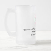 Schützen Sie Bristol-Bucht keine Kiesel-Bier-Tasse Mattglas Bierglas (Links)