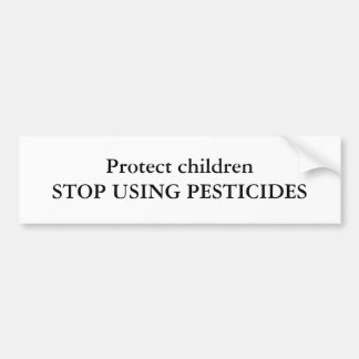 Schützen Sie childrenSTOP UNTER VERWENDUNG DER Autoaufkleber