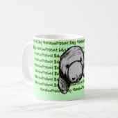 Schützen Sie das Baby Manatee Kaffeetasse (Vorderseite Links)