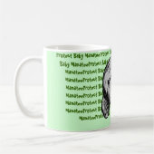 Schützen Sie das Baby Manatee Kaffeetasse (Links)