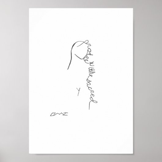 Schützen Sie das Heilige Poster (Vorne)