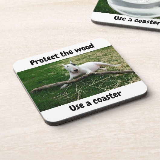 Schützen Sie den Holz-Untersetzer Getränkeuntersetzer (Linke Seite)