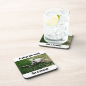 Schützen Sie den Holz-Untersetzer Getränkeuntersetzer (Rechte Seite)