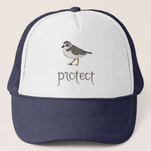 Schützen Sie den Piping Plover-Vogel Truckerkappe