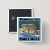 Schützen Sie den Polarbär Button (Vorne & Hinten)