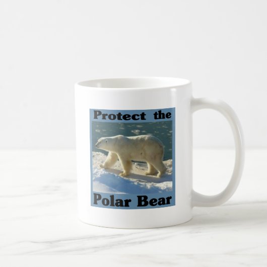 Schützen Sie den Polarbär Kaffeetasse (Rechts)
