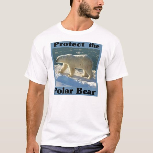 Schützen Sie den Polarbär T-Shirt (Vorderseite)