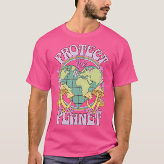 Schützen Sie den Retro Earth Day T-Shirt