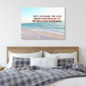 SCHÜTZEN SIE DEN SAND! LEINWANDDRUCK (Insitu (Schlafzimmer))
