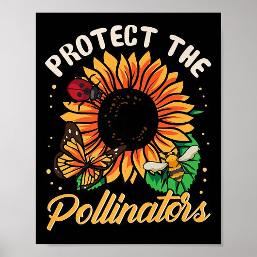 Schützen Sie die Bestäuber, die den Niedlichen Son Poster (Vorne)
