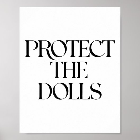 Schützen Sie die Dollars Poster (Vorne)