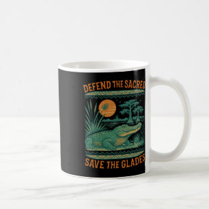 Schützen Sie die heiligen Gerettet Everglade Allig Kaffeetasse