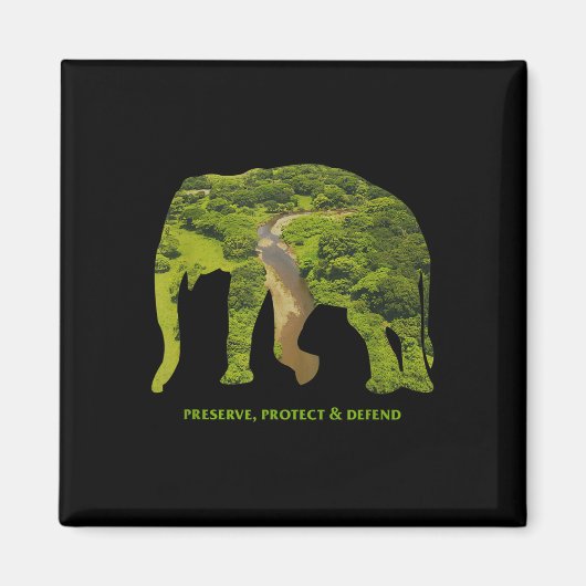 Schützen Sie die Klimaschutzumgebung Magnet (Vorne)