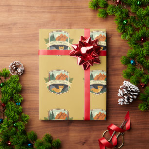 Schützen Sie die Parks Weasel Geschenkpapier