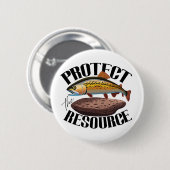 Schützen Sie die Ressource mit Regenbogenforelle i Button (Vorne & Hinten)