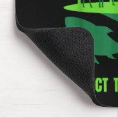 Schützen Sie die Tierwelt _ Naturschutz Erde Mousepad (Ecke)
