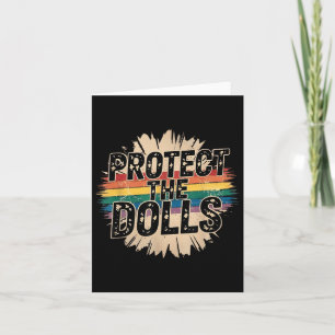 Schützen Sie die witzigen Zitate Mens Damen Pride Karte