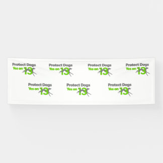 Schützen Sie Hunde - ja auf großer Fahne 13 Banner